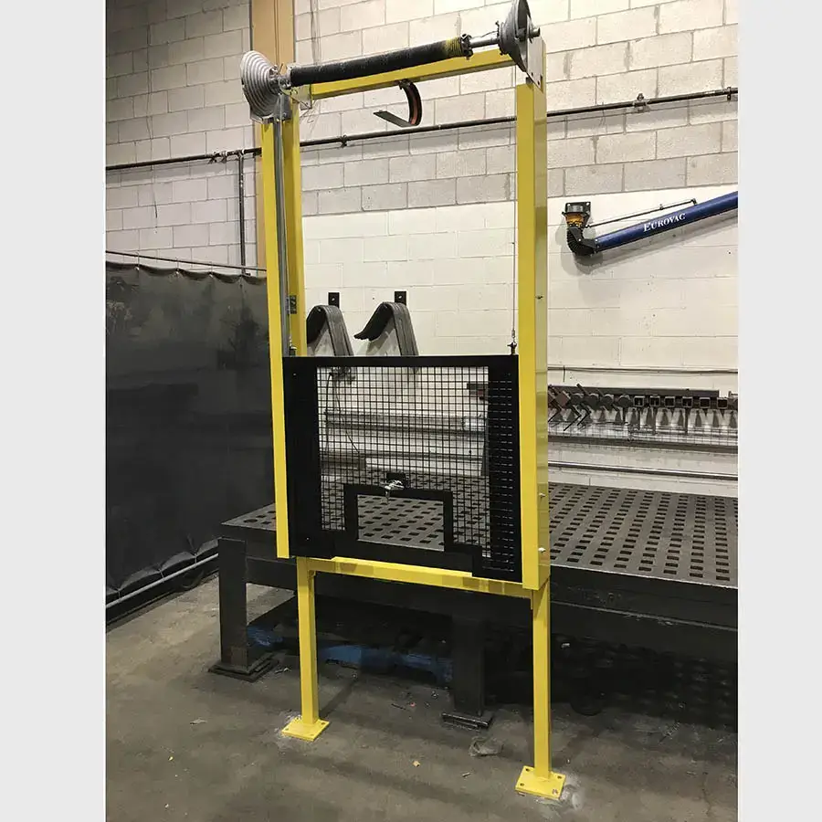 Torsion Spring machine guard Door