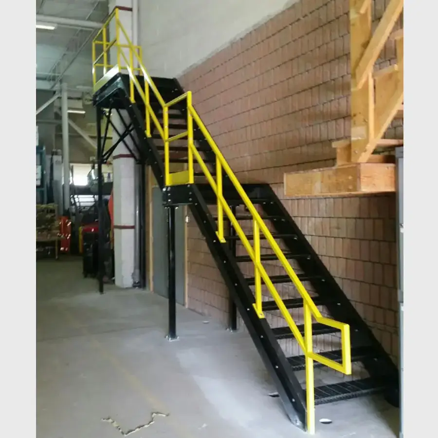 custom industrial metal stairs