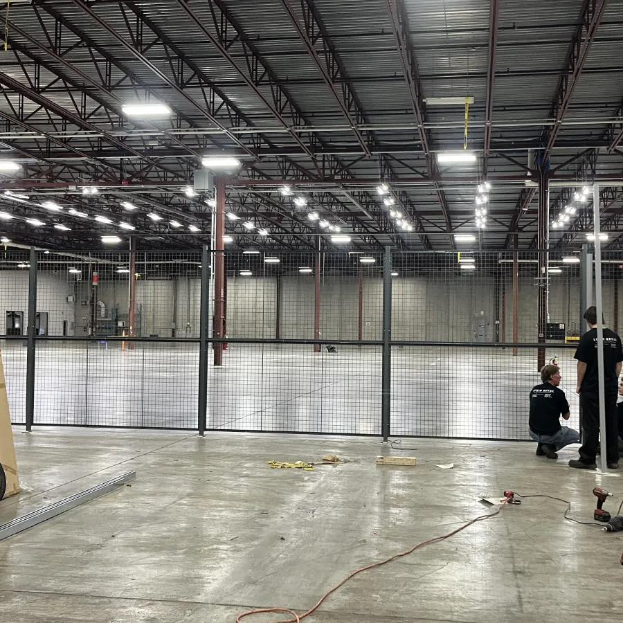 warehouse wire security cage